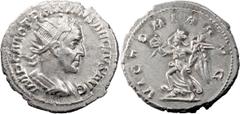 Ancient Coins Trajan Decius. Antoninianus; Trajan Decius; 249-251 AD, Rome, Antoninianus, 4.37g. RIC-29c, RSC-113a. Obv: IMP C M Q TRAIANVS DECIVS AVG Bust radiate, cuirassed r. Rx: VICTORIA AVG Victo
