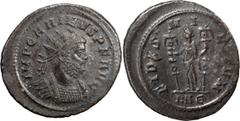 Ancient Coins Carinus. Antoninianus; Carinus; 283-285 AD, Rome, 284-5 AD, Antoninianus, 4.57g. RIC-253, C-28, Venera-3123-26. Obv: IMP CARINVS P F AVG Bust radiate, cuirassed r., seen from front. Rx: 
