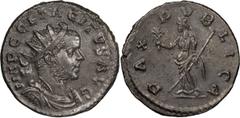 Ancient Coins Tacitus. Antoninianus; Tacitus; 275-276 AD, Lugdunum, Antoninianus, 4.19g. Bastien-34 (62 spec.), RIC-45, C-83 var., Paris-1411. Obv: IMP C CL TACITVS AVG Bust radiate, draped, cuirassed