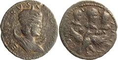 Ancient Coins Herennia Etruscilla. ; Herennia Etruscilla; Cremna, Pisidia, AE 37-38, 16.10g. Aulock, Pisidien II-1464/73 (10 spec.); RPC-972, spec. 9 (this coin). Obv: EREN ETRVSCILLA AVG Bust draped 