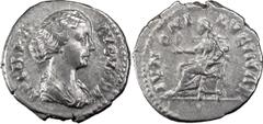 Roman Imperial Silver Commodus. Denarius; Commodus; 177-192 AD, Denarius, Rome, 184 AD, 3.34g. BM-125, RSC-451a. Obv: M COMMODVS AN - TON AVG PIVS Head laureate r. Rx: P M TR P - VIIII -IMP VI COS III