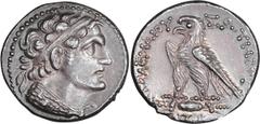 Ancient Greek Ptolemaic, Ptolemy V, 205-180 BC. ; Ptolemaic, Ptolemy V, 205-180 BC; Arados or uncertain mint in Cyprus, year 82 = 181/0 BC, Tetradrachm, 14.27g. SNG Cop-544; Svoronos-1103; Mørkholm, P