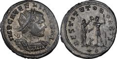 Roman Imperial Aurelian. Antoninianus; Aurelian; 270-275 AD, Cyzicus, Antoninianus, 4.05g. Göbl-337a2 (22 spec.), Paris-1172, RIC-349 corr. Obv: IMP C AVRELIANVS AVG Bust radiate, cuirassed r., seen f