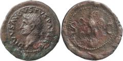 Roman Imperial Divus Augustus Medallic As. 40-as; Divus Augustus Medallic As; Rome, under Tiberius, 34-7 AD, Medallic As, 25.94g. Paris-140; Mittag, Römische Medaillons, Tib 2 (p. 121) and Tib XI (p. 