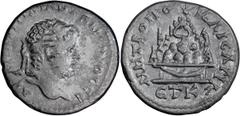 Roman Provincial Caracalla. Didrachm; Caracalla; 198-217 AD, Didrachm, Cappadocia, Caesarea, Year 20 of Caracalla=217 AD, 4.93g. Legend var. of Syd/Malloy-478/479 and 477e. Obv: AY - K M AYPH?I ANTONE