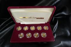 UNITED KINGDOM. Lot of 9 gold coins. Coin 1: Victoria, 1837-1901, Half-Sovereign 1890. London. No JEB Low shield DISH L511. Mintage: 2,243,200. 19.3 mm. 3.99 g. 917/1000 Gold. (AGW=0.1176 oz.) No half