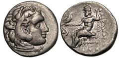CELTIC. EASTERN EUROPEAN CELTS. Silver Tetradrachm, circa 300-200 BC. Struck in the name and types of Alexander III 'the Great' of Macedon, imitating the style of posthumous Alexander tetradrachms fro