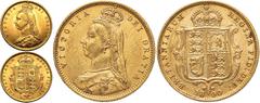 Extremely fine | UNITED KINGDOM. Victoria, 1837-1901. Gold Half-Sovereign, 1890. London. No JEB High shield DISH L509. No half sovereigns were struck in 1888 and 1889 in an attempt to steer the public