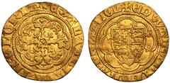 Good very fine and better | ENGLAND. Edward III, 1327-77. Gold Quarter-noble, ND (1361-1369). Tower Mint. The noble was the first English gold coin produced in major quantity, introduced during the se