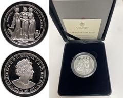 St. Helena 2021 Silver 5 Pounds The Three Graces Proof FDC Box & COA FDC | ST. HELENA. Elizabeth II, 1952-2022. Silver 5 pounds, 2021. East India Company. Proof. Commissioned and produced by the East 