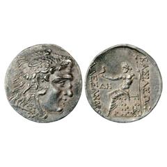 Ancient World. Greek World, Kings of Pontos in Thrace, temp. Mithradates VI (125-65 BC), Silver Tetra Drachm, in the name and types of Alexander III the Great, Odessus Mint, 16.65g. Obv: Head of Herac