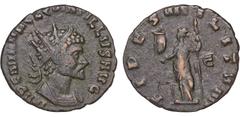 Ancient Roman, IMPERIAL; Small group of mixed Antoninanus compr Tetricus I (2) Tetricus II Quintillus (2) Claudius II Gothicus (4) in descriptive 2x2s gFine-aEF (9 coins)