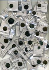 The Skinner Collection Lot of 50 late Roman Æ coins, from Constantine I to Arcadius, including Helena and Jovian Lot Sold as is, No Returns