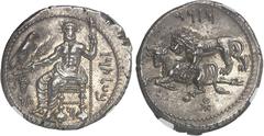 GRÈCE ANTIQUE - GREEK Cilicie, Mazaios (361-334 av. J.-C.). Statère ND, Tarse. NGC Ch AU 5/5 3/5 Fine style (6637656-015). Av. Légende en araméen : B'LTRZ. Sur un trône, Baal de Tarse assis à gauche, 