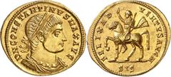 EMPIRE ROMAIN EMPIRE ROMAIN Constantin Ier (307-337). Multiple de 1 1/2 solidus 324-325, Siscia. Av. D N CONSTANTINVS MAX AVG. Buste lauré, drapé et cuirassé de Constantin à droite. Rv. FELIX AD - VEN