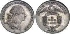 ALLEMAGNE Brandebourg-Ansbach-Bayreuth, Charles-Alexandre (1757-1791). Thaler, réunion de Bayreuth à la principauté 1769, S, Schwabach. NGC MS 65 (1914000-024). Av. ALEXANDER. D. G. MARCH. BRAND. D. B