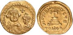 Ancient Coins, Byzantine, Heraclius (AD.610-641), solidus, Constantinople, ∂∂ NN hERACLIVS ET hERA CONST PP AVG, facing busts of Heraclius on l. and Heraclius Constantine on r., each wears chlamys and