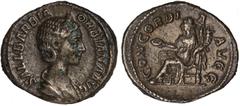 Ancient Coins, Rome, Orbiana, silver denarius, Rome 225, rev. Concordia Aug, wt. 2.87gm, (RIC 319), toned, good very fine (120-150)