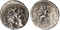 Ancient Coins Ancient Coins, Seleucid Empire, Seleukos I Nicator, silver tetradrachm. In the name and types of Alexander the Great. Mint of Babylon (II), c. 311-300 BC. Head of Herakles facing r., wit