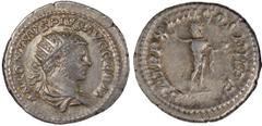 Ancient Coins Ancient Coins, Roman Imperial, Balbinus (AD 238), silver antoninianus, rev. clasped hands, very fine, toned (180-200 GBP)