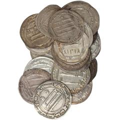 Islamic Coins Islamic Coins, Abbasid, temp. al-Mansur, silver dirhams (11), 148-158h; al-Mahdi, silver dirham (8), 159-166h; al-Hadi, silver dirhams (2) 169h, 170h; al-Rashid, silver dirhams (18), 171