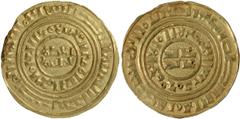 Islamic Coins, Crusaders, Kingdom of Jerusalem, gold dinar or bezant in the style of a Fatimid dinar of al-Amir, second phase minted at Acre 1148/59- 1187h, wt. 3.59gms. (CCS.2; A.730), pale yellow go