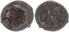 Münzen der Römischen Provinzen Syrien, Antiochia, Tetradrachme (13,37g), Trebonianus Gallus, 251-256. Av: Büste nach links, darum Umschrift. Rev: Stehender Adler von vorn nach rechts gewandt. Prieur 6