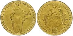 Coins of Europe and Overseas Ungarn 1848, Dukat Gold Ferdinand V., Schl. 27, Fb. 227, J. 266, ss. ss Hungary 1848, ducat gold Ferdinand V., Schl. 27, Fb. 227, J. 266, very fine.