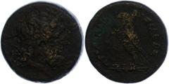 Ancient Coins Antike Münzen - Griechenland 246-221 v. Chr., Bronze, Ägypten, Ptolemaios III. Euergetes. Av: Kopf des Zeus Ammon mit Diadem nach rechts. Rev: Adler auf Blitz, daneben Füllhorn, darum Um