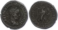 Ancient Coins Münzen Römische Kaiserzeit 249, Tetradrachme, Philippus I. Arabs, Syrien, Antiochia. Av: Büste nach rechts, darum Umschrift. Rev: Stehender Adler nach rechts. 11,62g, Prieur 439, ss. ss 