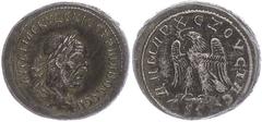 Ancient Coins Münzen Römische Kaiserzeit 249-250, Tetradrachme, Trajanus Decius, Syrien, Antiochia. Av: Büste nach rechts, darum Umschrift. Rev: Stehender Adler nach links. 11,58g, Prieur 514, dunkle 