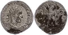 Ancient Coins Münzen Römische Kaiserzeit 250-251, Tetradrachme, Trajanus Decius, Syrien, Antiochia. Av: Büste nach rechts, darum Umschrift. Rev: Stehender Adler nach rechts. 11,59g, Prieur 603, Belag,