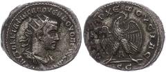 Ancient Coins Münzen Römische Kaiserzeit 251-253, Tetradrachme, Volusian, Syrien, Antiochia. Av: Büste nach rechts, darum Umschrift. Rev: Stehender Adler von vorn nach rechts gewandt. 10,48g, Prieur 6