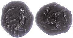 Ancient Coins Antike Münzen - Griechenland 361-334 v. Chr., Obol, Kilikien, Tarsos. Av: Sitzender Baaltars mit Ähre nach links. Rev: Löwe schlägt Hirsch. 0,62g, SNG Levante 112, ss ss Ancient Greek co