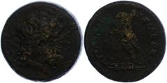 Ancient Coins Antike Münzen - Griechenland 246-221 v. Chr., Bronze, Ägypten, Ptolemaios III. Euergetes. Av: Kopf des Zeus Ammon mit Diadem nach rechts. Rev: Adler auf Blitz, daneben Füllhorn, darum Um
