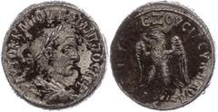 Ancient Coins Münzen der Römischen Provinzen Syrien, Antiochia, Tetradrachme (10,20g), Philippus I. Arabs, 249. Av: Büste nach rechts, darum Umschrift. Rev: Stehender Adler nach links. Prieur 484, Fun