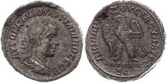 Ancient Coins Münzen der Römischen Provinzen Syrien, Antiochia, Tetradrachme (11,13g), Philippus I. Arabs, 249. Av: Büste nach rechts, darum Umschrift. Rev: Stehender Adler nach links. Prieur 444, ss-
