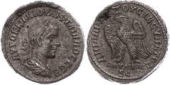 Ancient Coins Münzen der Römischen Provinzen Syrien, Antiochia, Tetradrachme (11,13g), Philippus I. Arabs, 249. Av: Büste nach rechts, darum Umschrift. Rev: Stehender Adler nach links. Prieur 444, ss-