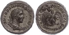 Ancient Coins Münzen der Römischen Provinzen Syrien, Antiochia, Tetradrachme (14,76g), Philippus I. Arabs, 244. Av: Büste nach rechts, darum Umschrift. Rev: Stehender Adler von vorn zwischen "SC". Pri