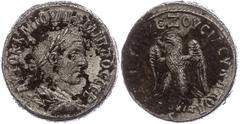 Ancient Coins Münzen der Römischen Provinzen Syrien, Antiochia, Tetradrachme (10,20g), Philippus I. Arabs, 249. Av: Büste nach rechts, darum Umschrift. Rev: Stehender Adler nach links. Prieur 484, Fun