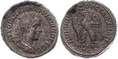 Ancient Coins Münzen der Römischen Provinzen Syrien, Antiochia, Tetradrachme (11,13g), Philippus I. Arabs, 249. Av: Büste nach rechts, darum Umschrift. Rev: Stehender Adler nach links. Prieur 444, ss-
