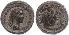 Ancient Coins Münzen der Römischen Provinzen Syrien, Antiochia, Tetradrachme (14,76g), Philippus I. Arabs, 244. Av: Büste nach rechts, darum Umschrift. Rev: Stehender Adler von vorn zwischen "SC". Pri