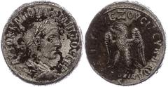 Ancient Coins Münzen der Römischen Provinzen Syrien, Antiochia, Tetradrachme (10,20g), Philippus I. Arabs, 249. Av: Büste nach rechts, darum Umschrift. Rev: Stehender Adler nach links. Prieur 484, Fun