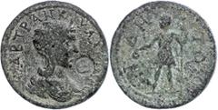 Ancient Coins Münzen der Römischen Provinzen Pamphylien, Side, Æ (18,79g), Gordianus III., 238-244. Av: Büste der Tranquillina nach rechts, darum Umschrift. Rev: Stehender Apollo Sidetes nach links, d