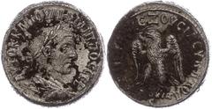Ancient Coins Münzen der Römischen Provinzen Syrien, Antiochia, Tetradrachme (10,20g), Philippus I. Arabs, 249. Av: Büste nach rechts, darum Umschrift. Rev: Stehender Adler nach links. Prieur 484, Fun