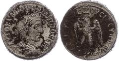 Ancient Coins Münzen der Römischen Provinzen Syrien, Antiochia, Tetradrachme (10,20g), Philippus I. Arabs, 249. Av: Büste nach rechts, darum Umschrift. Rev: Stehender Adler nach links. Prieur 484, Fun
