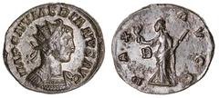 Roman Silver & Bronze Coins - Imperial Numerian, (A.D. 283-284), billon antoninianus, Lugdunum Mint (3.73 g), obv. radiate bust of Numerian to right, around IMP C NVMERIANVS AVG, rev. around PAX AVGG,
