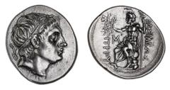 Greek Coins from the Nth QLD Collector - Silver & Bronze Macedon, King of, Demetrios I Poliorketes, (306-283 B.C.), silver tetradrachm, (16.92 g), uncertain Macedonian mint, issued c.290 B.C., obv. di