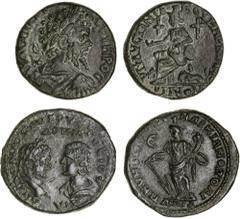 Roman Provincial Moesia Inferior, Marcianopolis, Septimius Severus, (AD 193-211), AE 25mm (10.48 g), Faustinianus, legatus consularis, obv. laureate, draped and cuirassed bust right, rev. Cybele seate