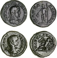 Roman Provincial Thrace, Pautalia, various issues all in packets described, including Marcus Aurelius as Caesar, (AD 139-161), AE 20mm, (4.68 g), obv. bare-headed bust to left, rev. the three Graces, 